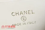 高仿香奈兒/Chanel  Vanity系列 經典菱格紋鏈條盒子包 白色：圖片 9