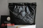 高仿香奈兒/Chanel 22 黑色 購物袋款：圖片 3