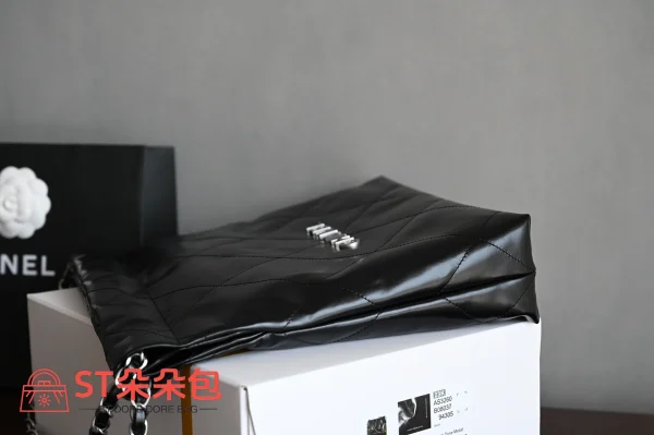 高仿香奈兒/Chanel 22 黑色 購物袋款：圖片 5