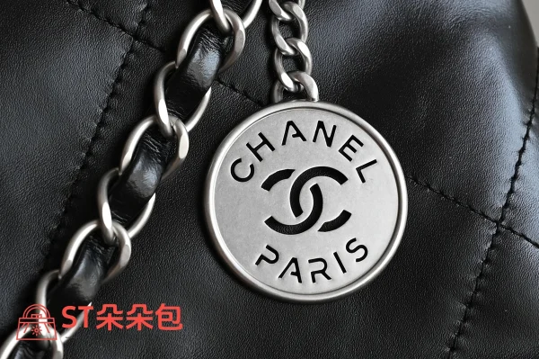 高仿香奈兒/Chanel 22 黑色 購物袋款：圖片 7