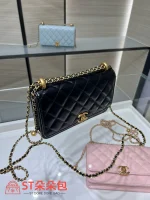 高仿香奈兒/Chanel 25S WOC發財包 黑色：圖片 6