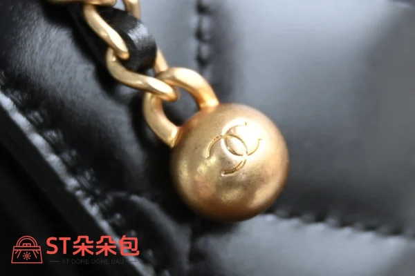 高仿香奈兒/Chanel 25S WOC鏈條包 黑色：圖片 8