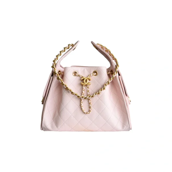 高仿香奈兒/Chanel 25C系列 Bucket Bag 水桶包 粉色