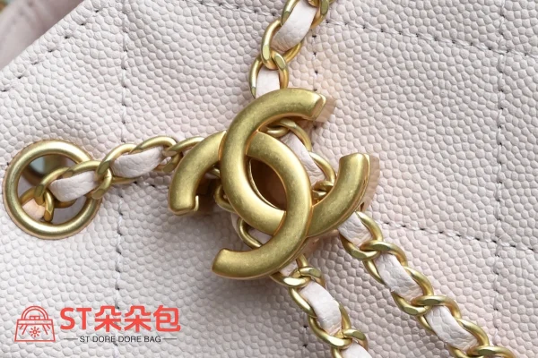 高仿香奈兒/Chanel 25C系列 Bucket Bag 水桶包 粉色：圖片 6