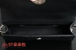 高仿香奈兒/Chanel Wallet on Chain 翻蓋式鏈條肩背包 黑色：圖片 9
