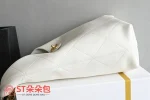 高仿香奈兒/Chanel Hobo系列 白色鏈條絎縫Hobo手提包：圖片 5