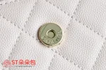 高仿香奈兒/Chanel 經典WOC系列 菱格紋翻蓋鏈條手拿包 粉紅色：圖片 8