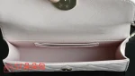 高仿香奈兒/Chanel 經典WOC系列 菱格紋翻蓋鏈條手拿包 粉紅色：圖片 9
