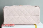 高仿香奈兒/Chanel Coco Beach系列 淺粉色抽繩水桶包：圖片 5