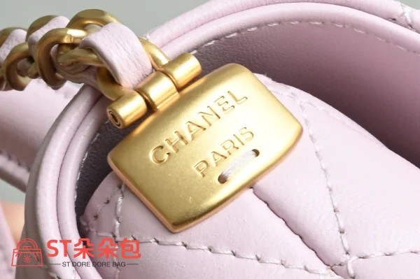 高仿香奈兒/Chanel Coco Handle小型手袋粉色：圖片 7