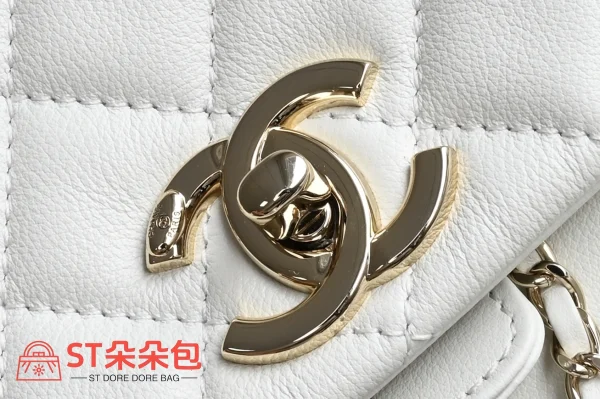 高仿香奈兒/Chanel Classic Backpack 經典白雙肩背包：圖片 7