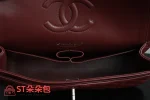 高仿香奈兒/Chanel Classic Flap系列酒紅色翻蓋式鏈條單肩包：圖片 10