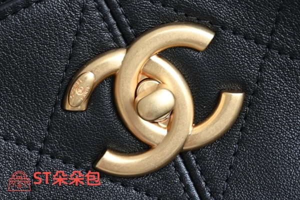 高仿香奈兒/Chanel Coco Cabas Tote手袋 黑色：圖片 7