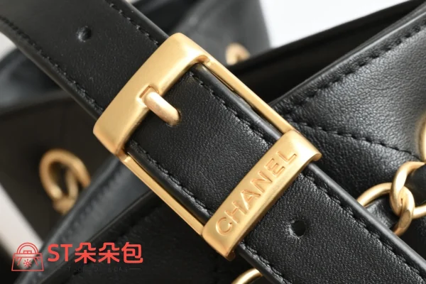 高仿香奈兒/Chanel Coco Cabas Tote手袋 黑色：圖片 8