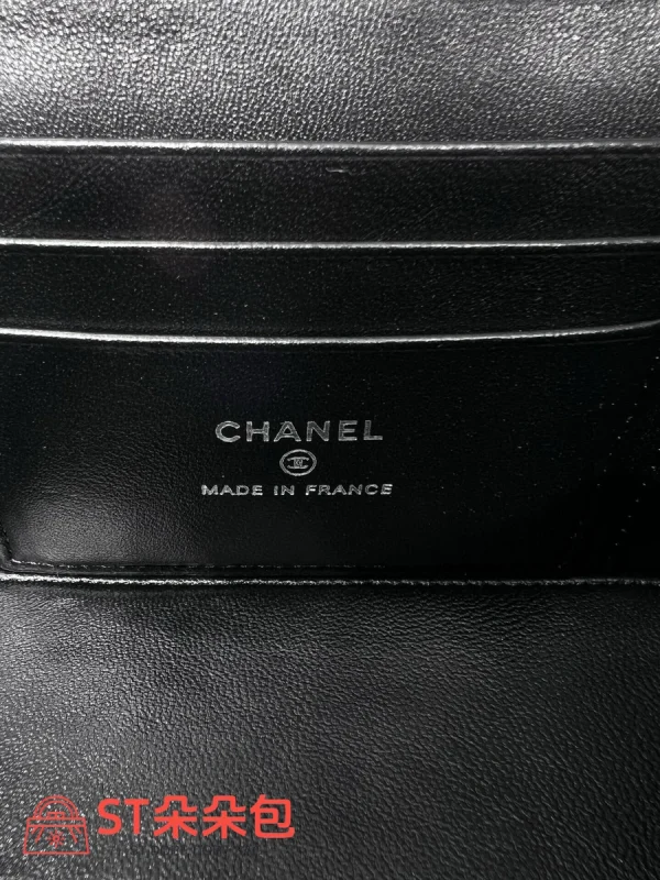 高仿香奈兒/Chanel Vanity Case黑色小型菱形格紋手提肩背包：圖片 10