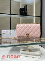 高仿香奈兒/Chanel 25S 淺粉色 WOC發財包：圖片 2