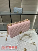 高仿香奈兒/Chanel 25S 淺粉色 WOC發財包：圖片 6