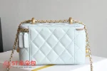 高仿香奈兒/Chanel 25S 淺藍色化妝包：圖片 3