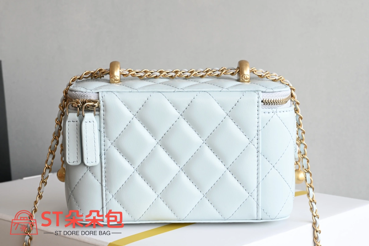 高仿香奈兒/Chanel 25S 淺藍色化妝包 3 高仿香奈兒/Chanel 25S 淺藍色化妝包
