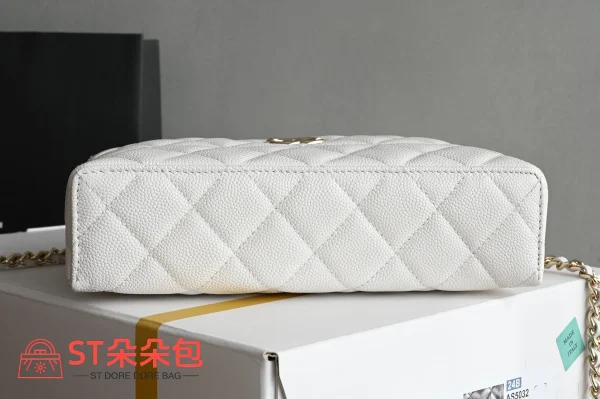 高仿香奈兒/Chanel Vanity Case 白色盒子包：圖片 4