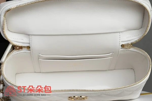 高仿香奈兒/Chanel Vanity Case 白色盒子包：圖片 10