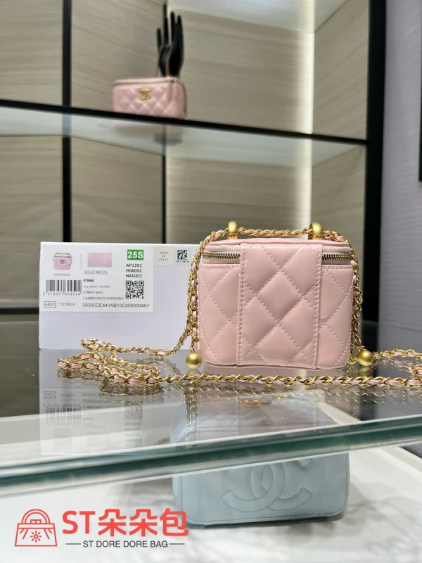 高仿香奈兒/Chanel 25S 粉紅色盒子包：圖片 3