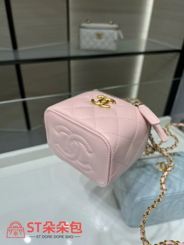 高仿香奈兒/Chanel 25S 粉紅色盒子包：圖片 5