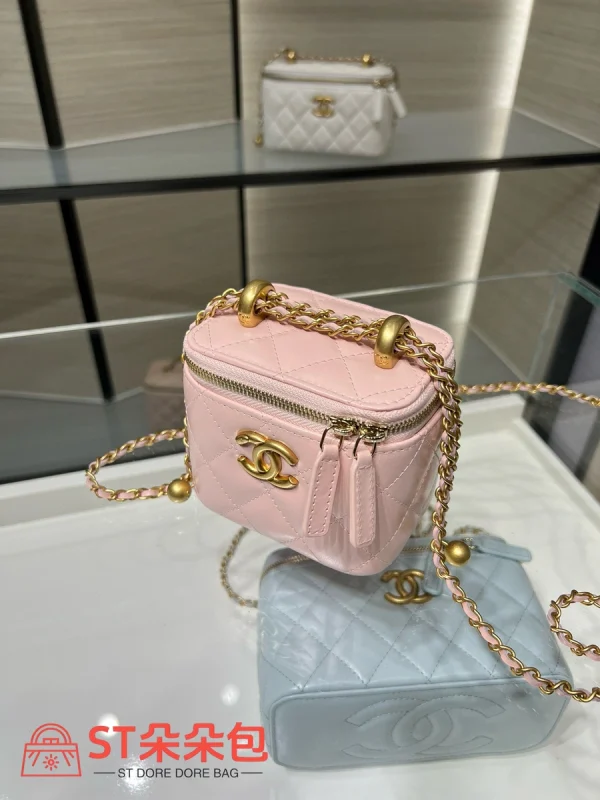 高仿香奈兒/Chanel 25S 粉紅色盒子包：圖片 8