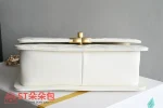 高仿香奈兒/Chanel Classic Flap 經典菱格紋口蓋包 白色：圖片 4