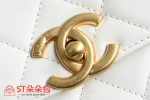 高仿香奈兒/Chanel Classic Flap 經典菱格紋口蓋包 白色：圖片 7
