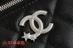 高仿香奈兒/Chanel Vanity Case 手提斜挎兩用盒子包 黑色：圖片 7