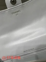 高仿香奈兒/Chanel Classic Flap系列 Mini帶手柄淺灰色：圖片 10