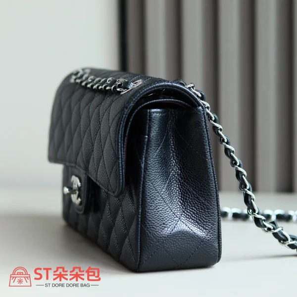 高仿香奈兒/Chanel Classic Flap經典黑色翻蓋鏈條包：圖片 4