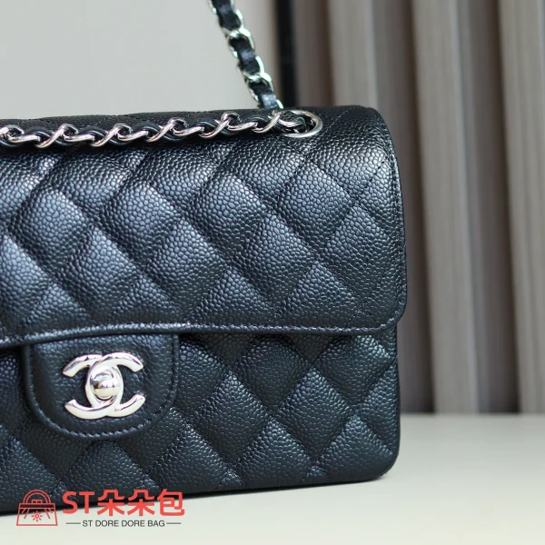 高仿香奈兒/Chanel Classic Flap經典黑色翻蓋鏈條包：圖片 6