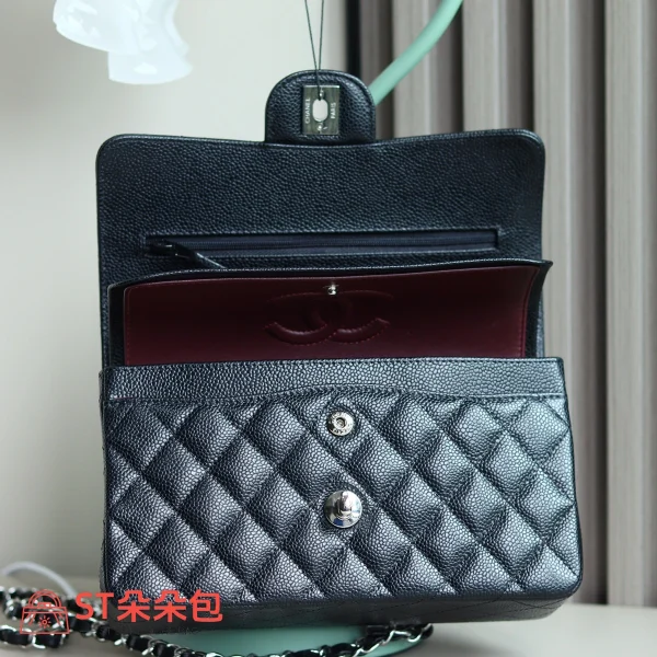 高仿香奈兒/Chanel Classic Flap經典黑色翻蓋鏈條包：圖片 7