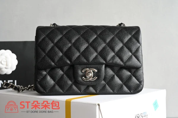 高仿香奈兒/Chanel Classic Flap 黑色鏈條錢包包：圖片 2