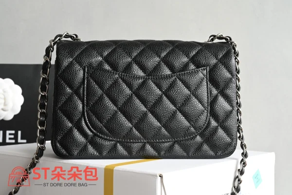 高仿香奈兒/Chanel Classic Flap 黑色鏈條錢包包：圖片 3