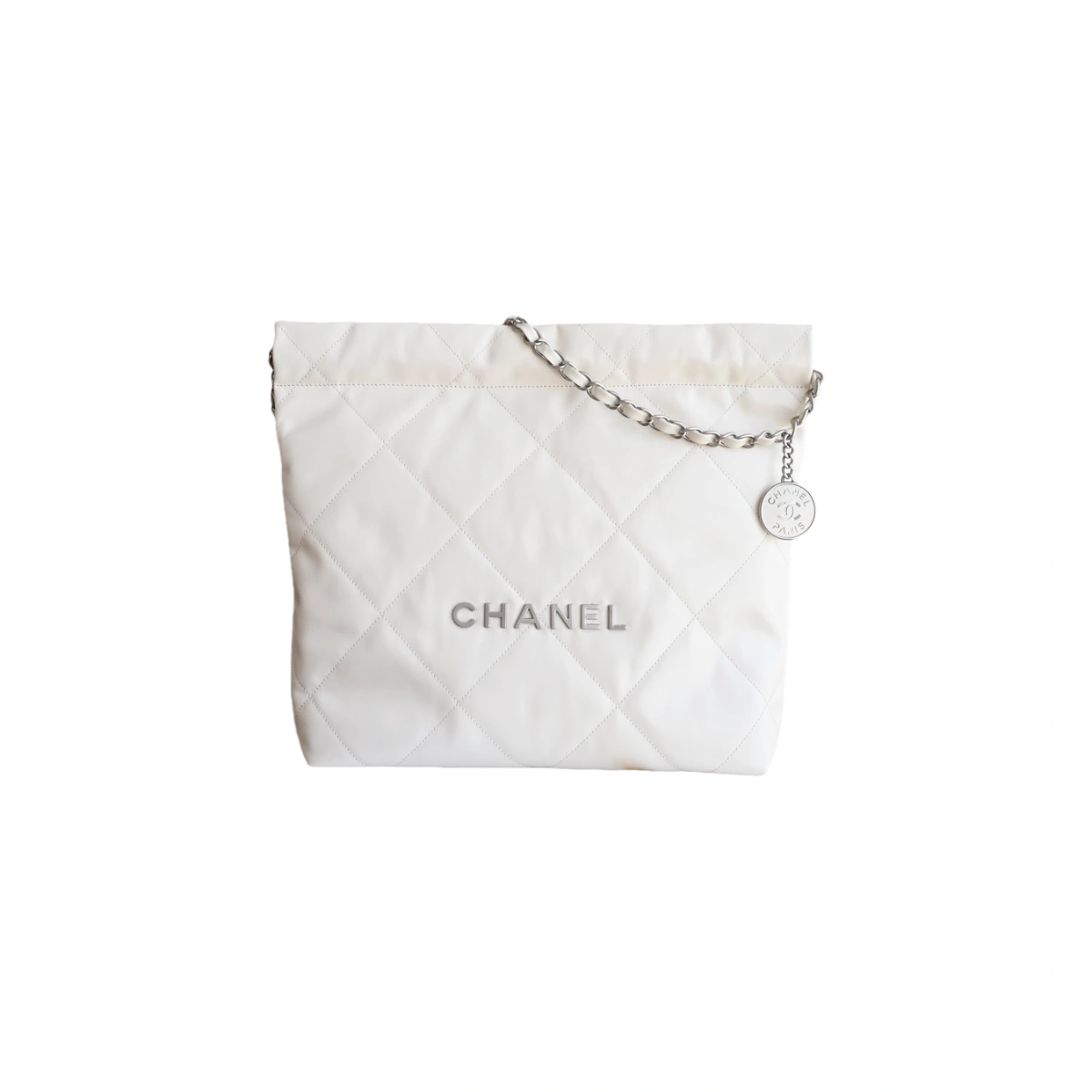 HvZeFoTOGBlW8eQ_0_1 高仿香奈兒/Chanel 22 白色 垃圾袋:圖片 1
