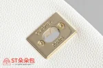 高仿香奈兒/Chanel Coco Backpack經典菱格紋白色雙肩包：圖片 8