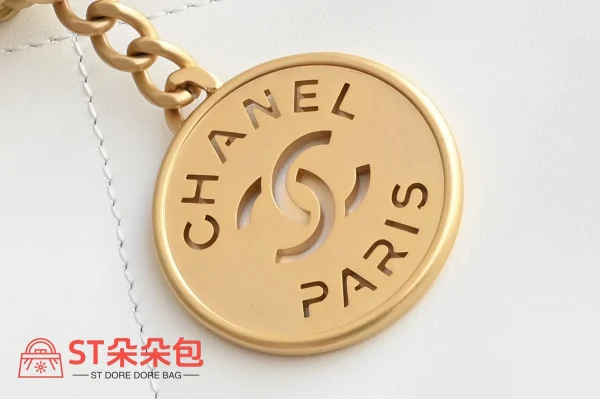 高仿香奈兒/Chanel 22 白色 垃圾袋：圖片 7
