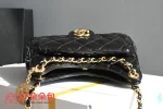 高仿香奈兒/Chanel Classic Flap菱格紋翻蓋鏈條黑色單肩包：圖片 6