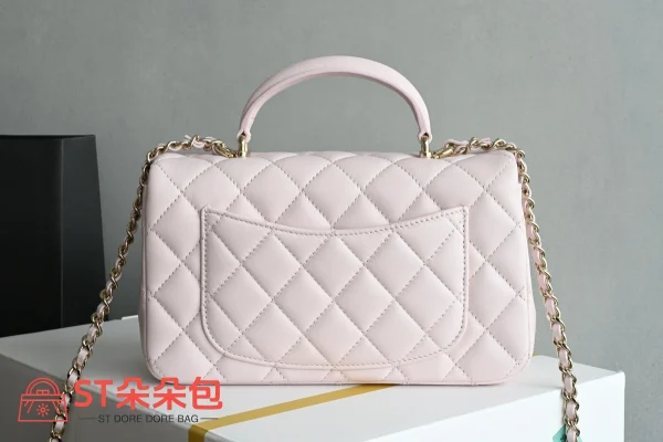 高仿香奈兒/Chanel Classic Flap系列 Mini手袋 粉色：圖片 3