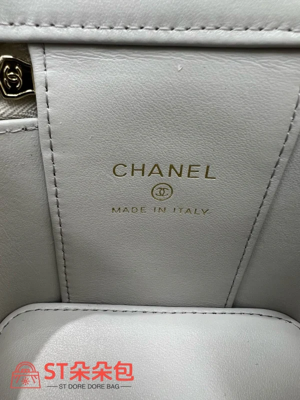 高仿香奈兒/Chanel 25C 手柄式方包 淺灰色：圖片 10