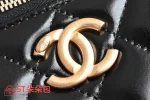 高仿香奈兒/Chanel Vanity Case 黑色帶鏈條化妝包：圖片 7