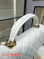 高仿香奈兒/Chanel 19系列 19 Flap Handle Bag 白色：圖片 7