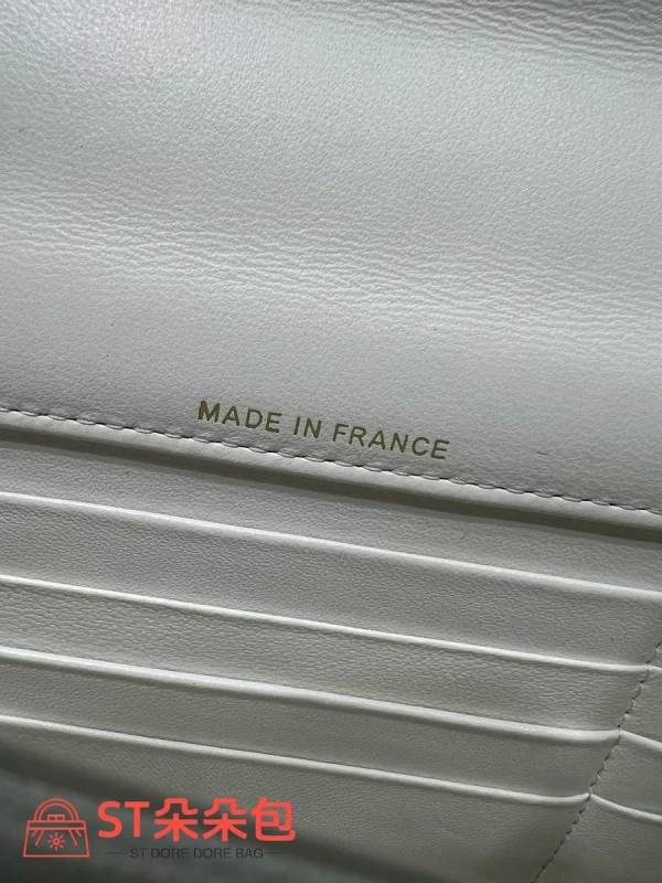 高仿香奈兒/Chanel 19系列 19 Flap Handle Bag 白色：圖片 10