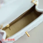 高仿香奈兒/Chanel Classic Flap 迷你白色金屬球單肩包：圖片 8