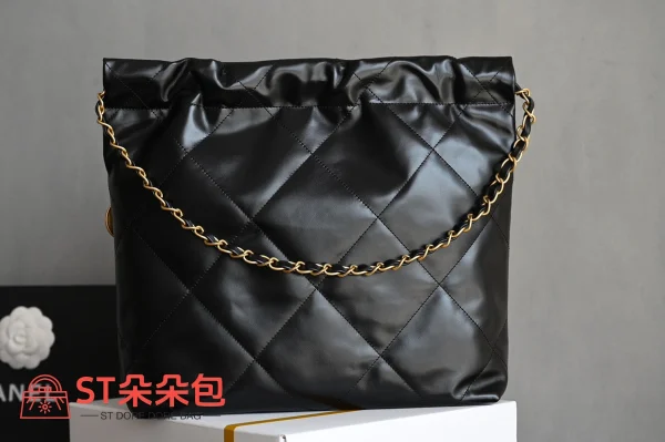 高仿香奈兒/Chanel 22 黑色 購物袋款：圖片 3