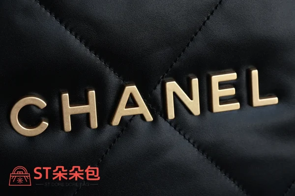高仿香奈兒/Chanel 22 黑色 購物袋款：圖片 6