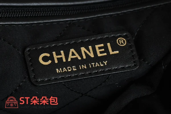 高仿香奈兒/Chanel 22 黑色 購物袋款：圖片 9